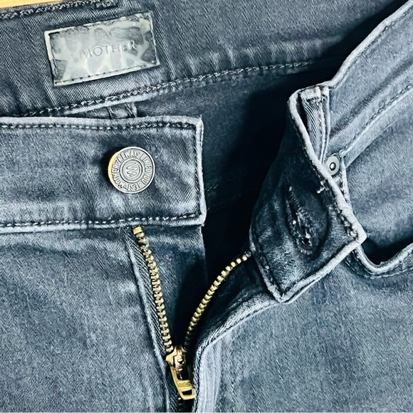 MOTHER the rascal ankle snippet Black Straight Leg Jeans with Classic Fit size27 - Picture 7 of 10
